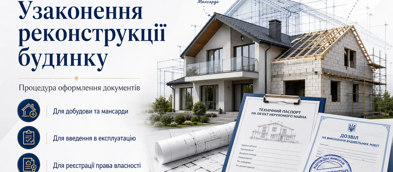 Узаконивание реконструкции дома: процедура оформления документов